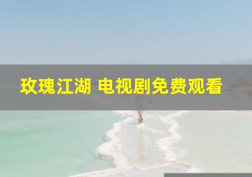 玫瑰江湖 电视剧免费观看